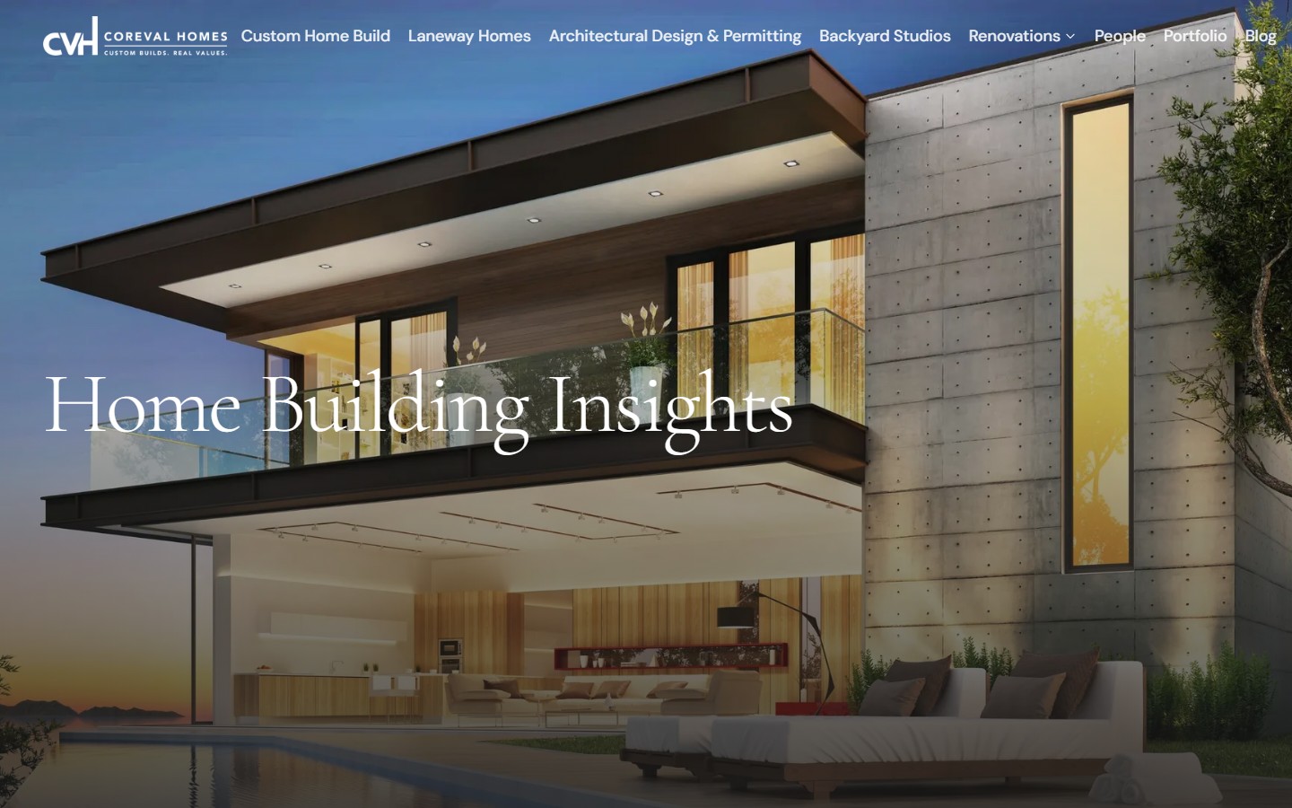 Custom Home Builder Website Rebuild screenshot 4