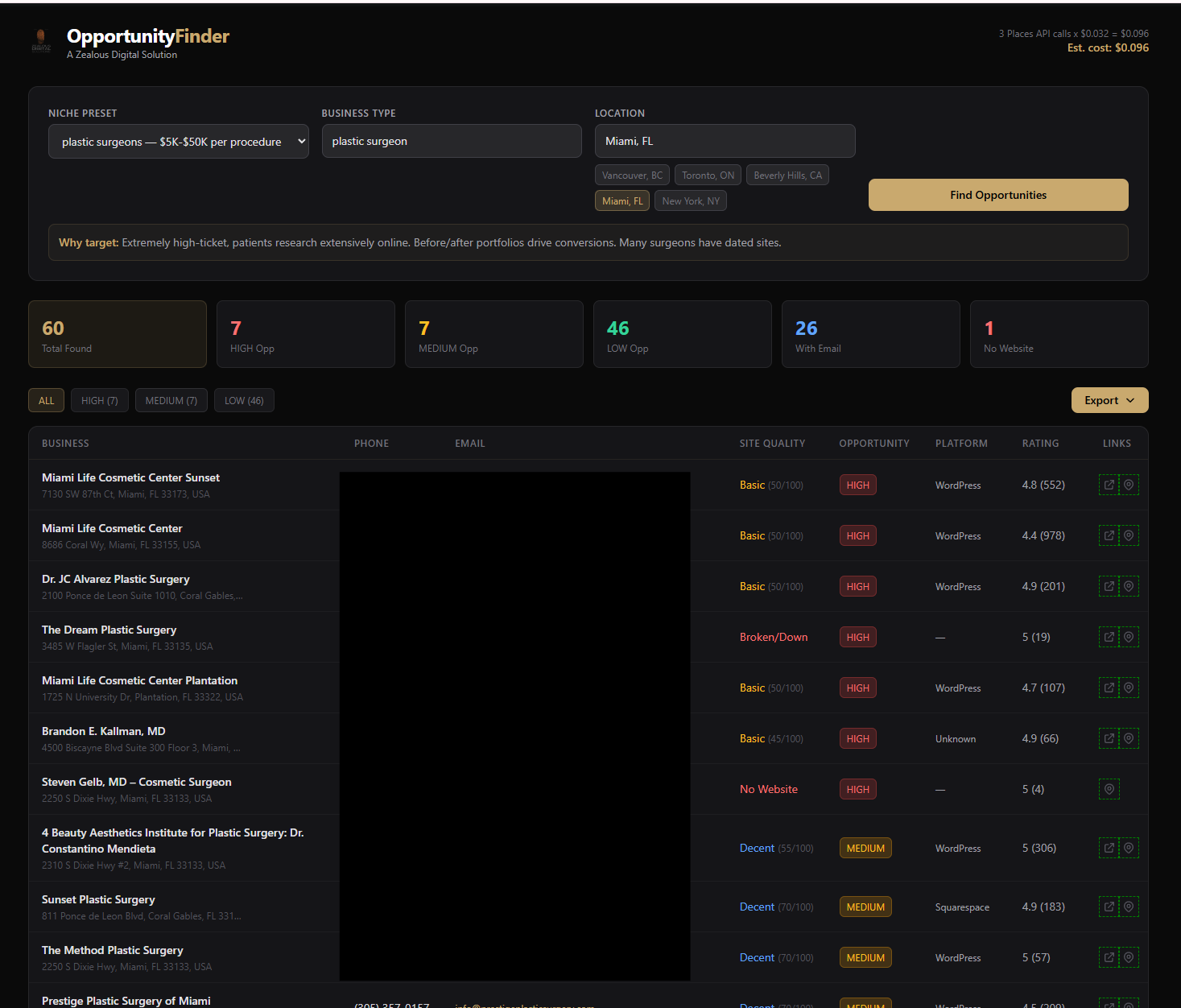 OpportunityFinder screenshot 1