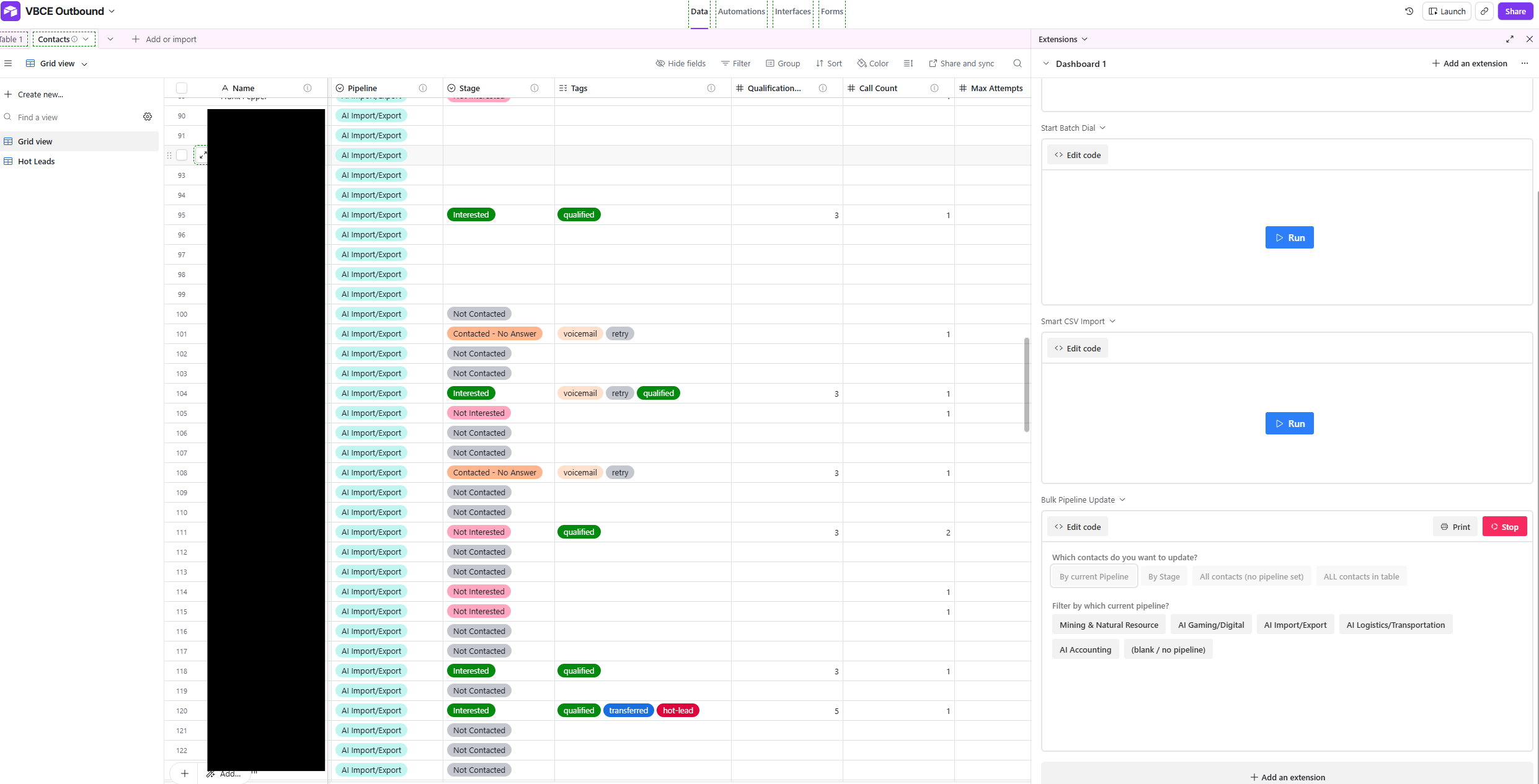 VBCE Outbound Voice Agent
