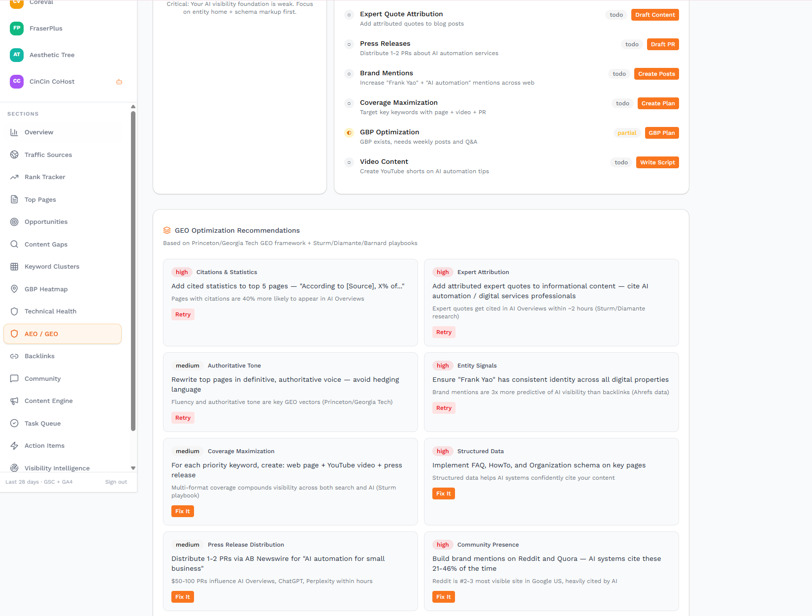 Zealous Digital Dashboard screenshot 4